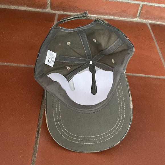 New Camo Hat, Camouflage Green Baseball Cap - Picture 6 of 6